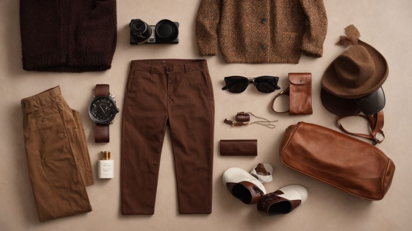 What goes with Bistre brown color pant?