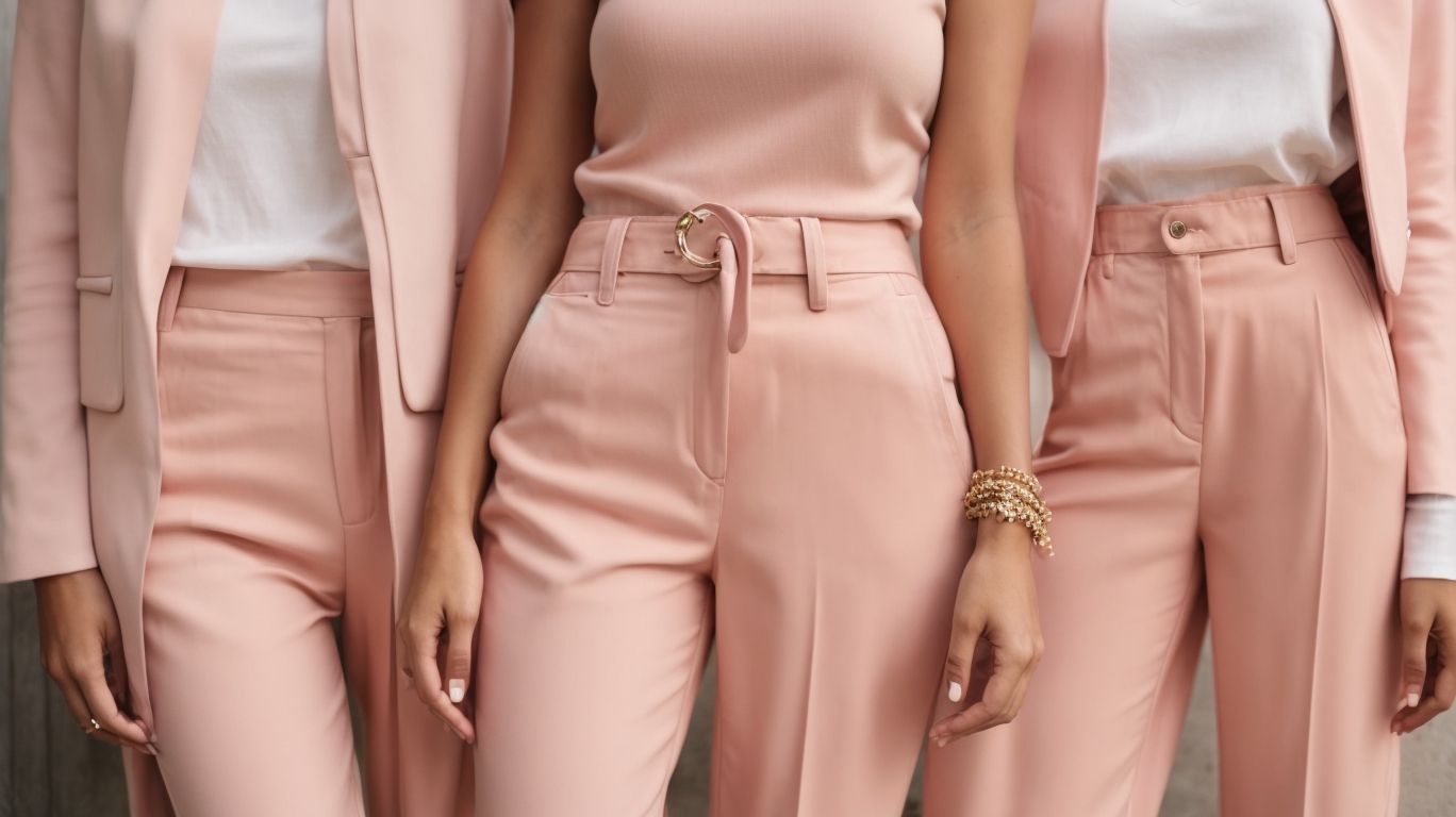 What goes with Blush color pant?
