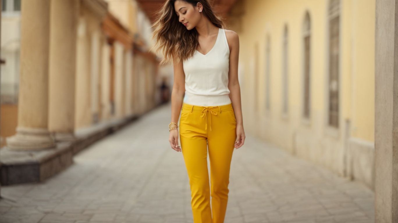 What goes with Bright yellow (Crayola) color pant?
