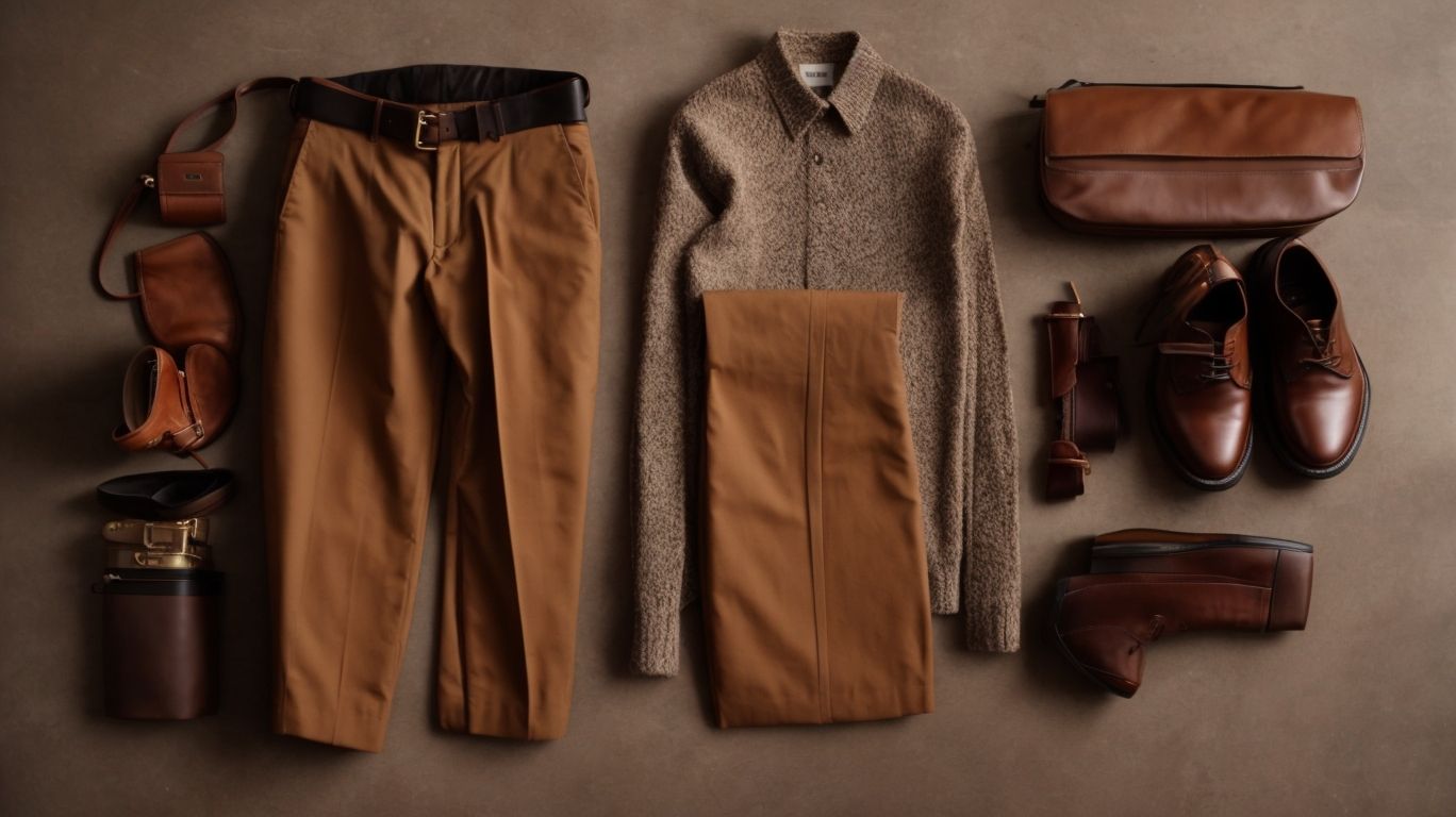 What goes with Brown color pant?