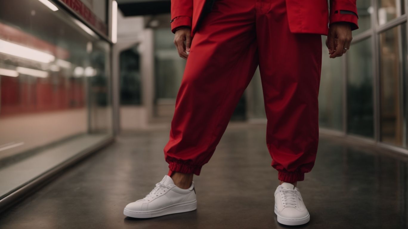 What goes with Carmine color pant?