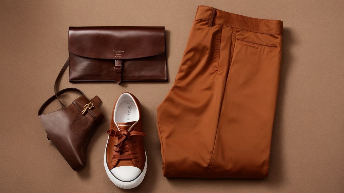 What goes with Cinnamon Satin color pant?