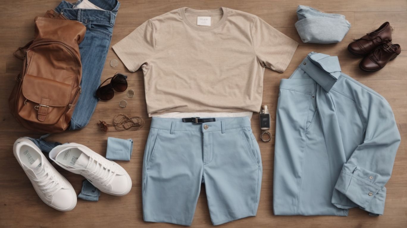What goes with Columbia Blue color pant?
