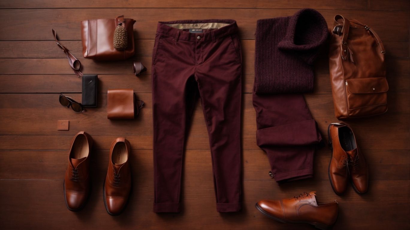 What goes with Cordovan color pant?