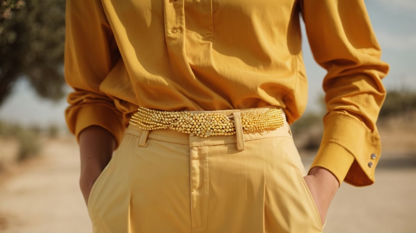 What goes with Corn color pant?