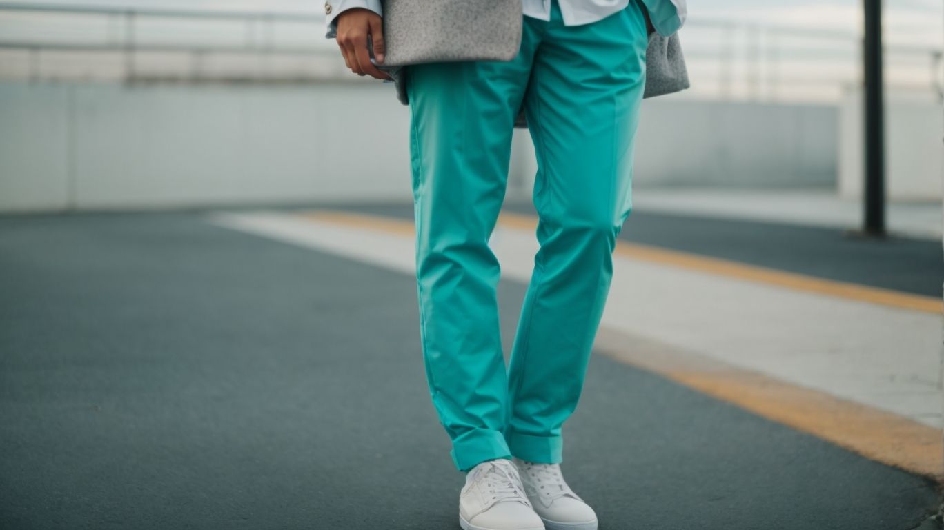 What goes with Cyan color pant?