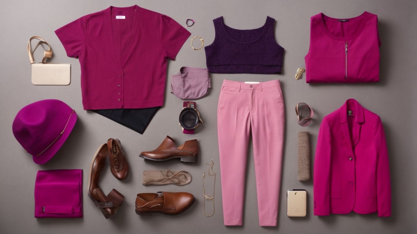 What goes with Cyclamen color pant?