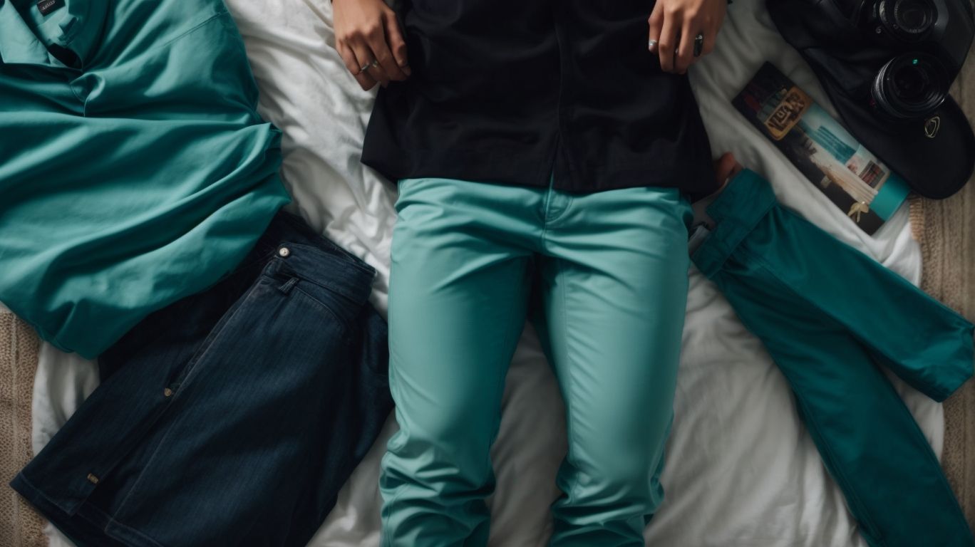 What goes with Dark cyan color pant?