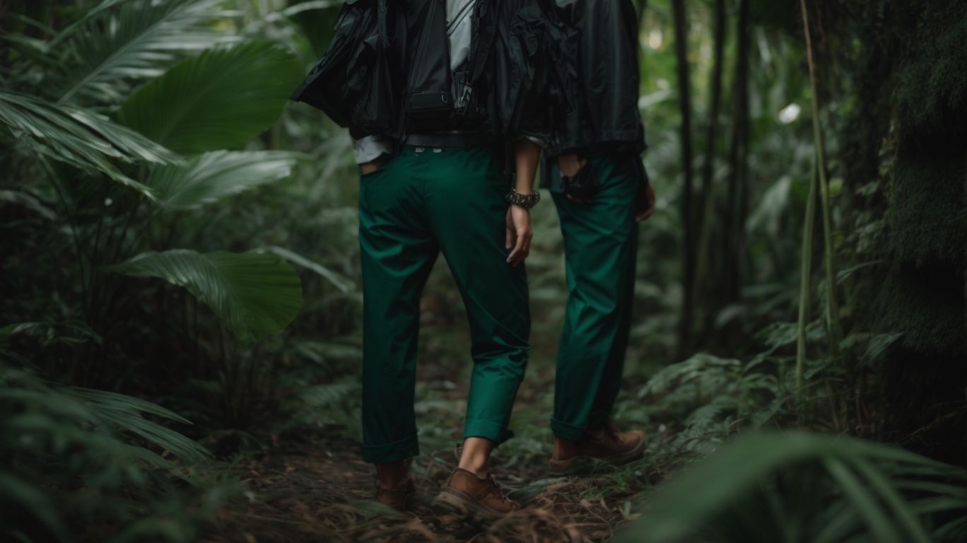 What goes with Dark jungle green color pant?