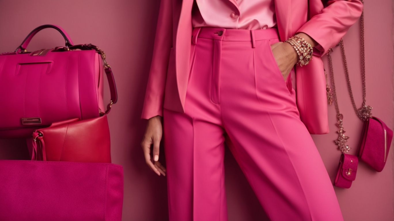 What goes with Deep pink color pant?