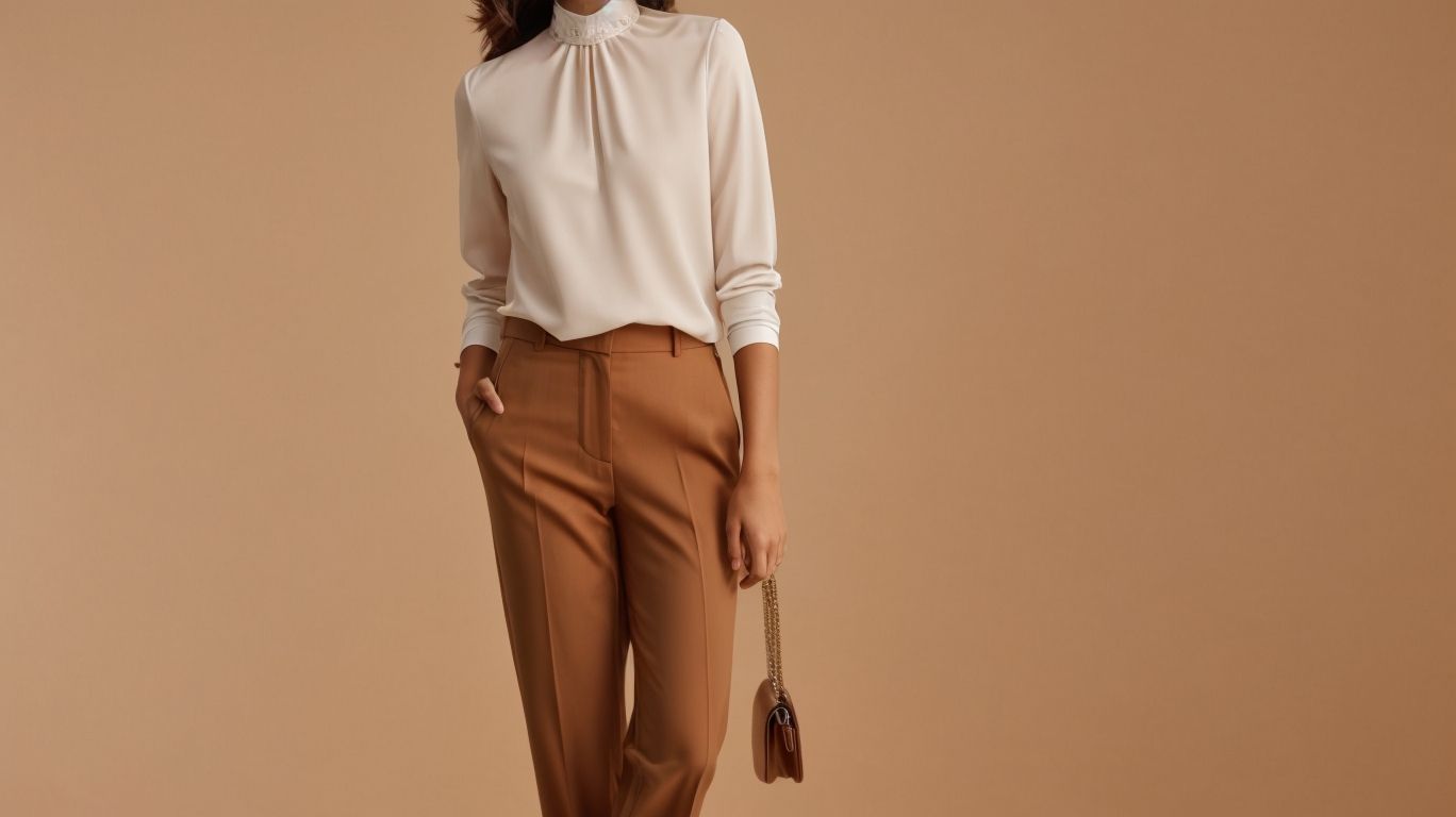 What goes with French bistre color pant?