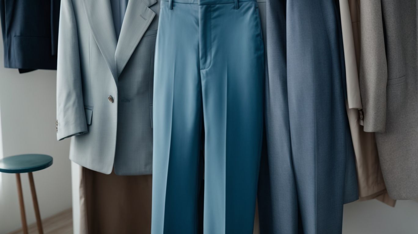 What goes with French blue color pant?