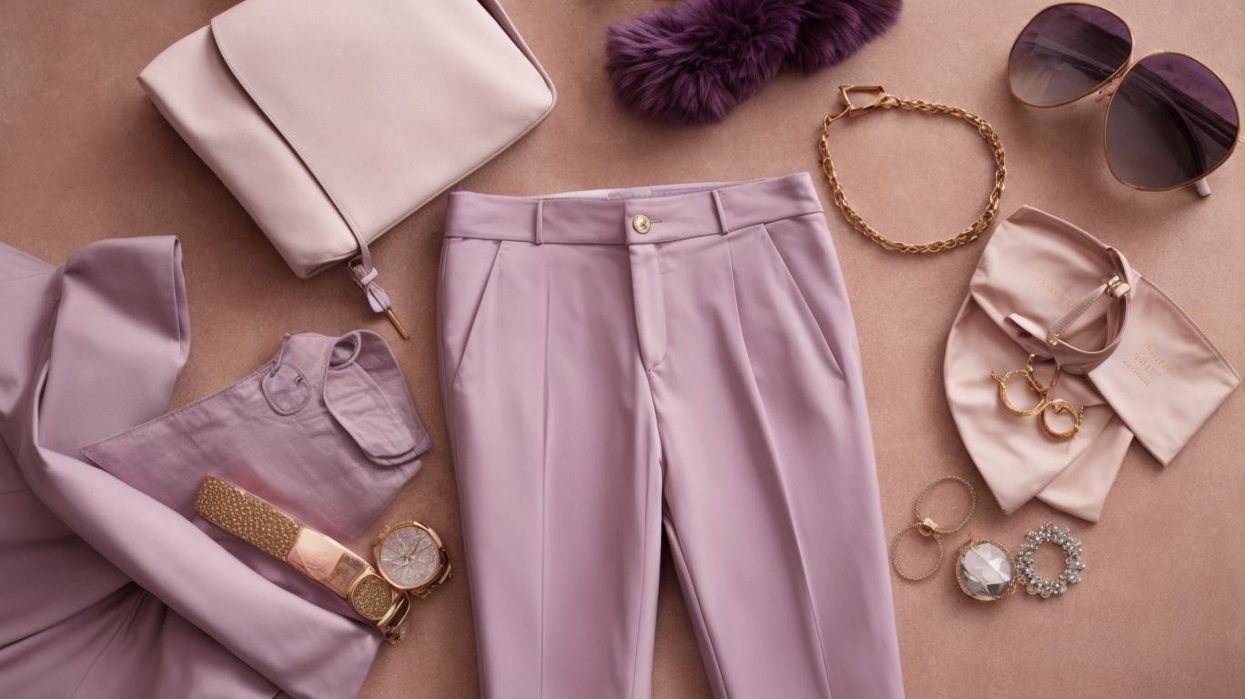 What goes with French lilac color pant?