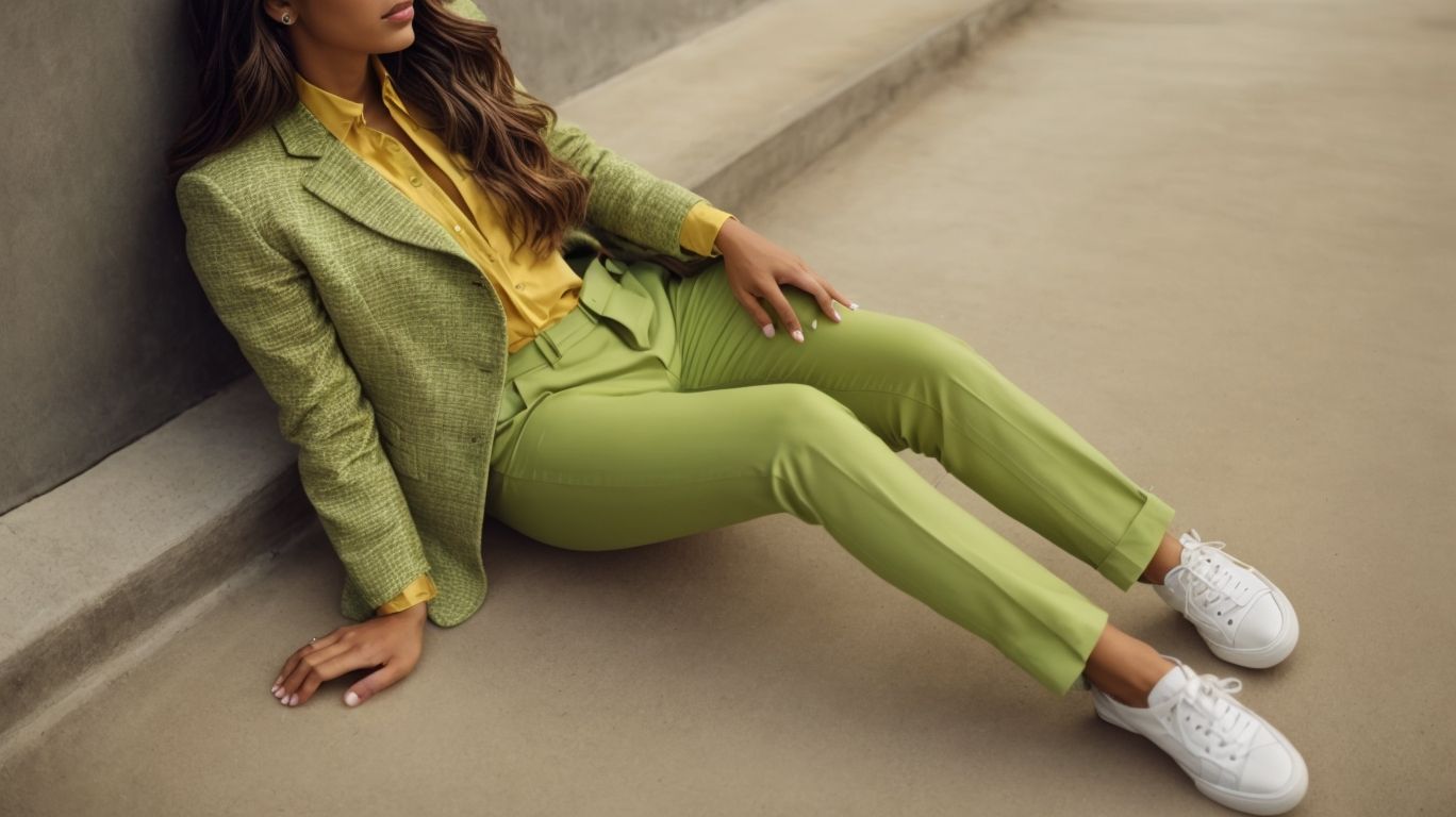 What goes with French lime color pant?