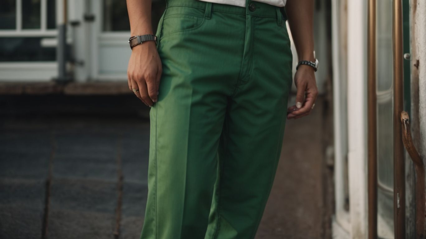 What goes with Green (web) color pant?