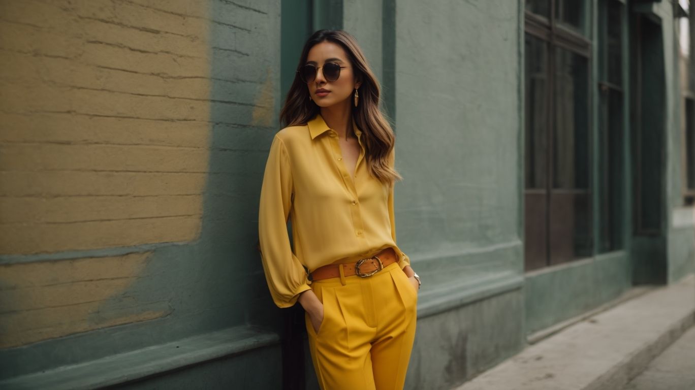 What goes with Hansa yellow color pant?