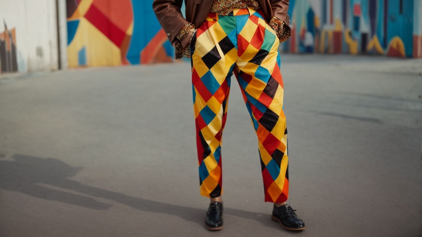 What goes with Harlequin color pant?