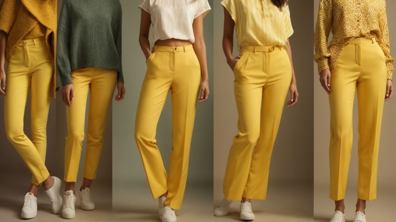 What goes with Lemon color pant?