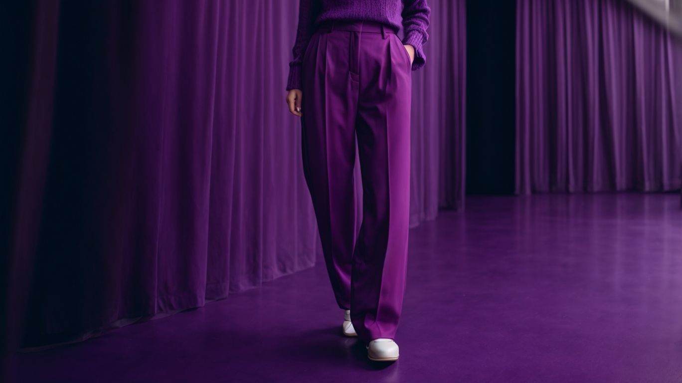 What goes with Liseran purple color pant?