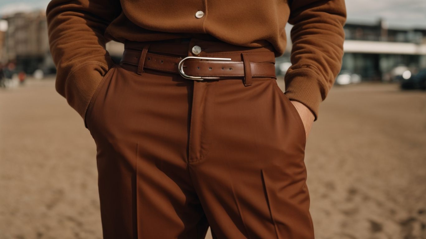 What goes with Liver chestnut color pant?