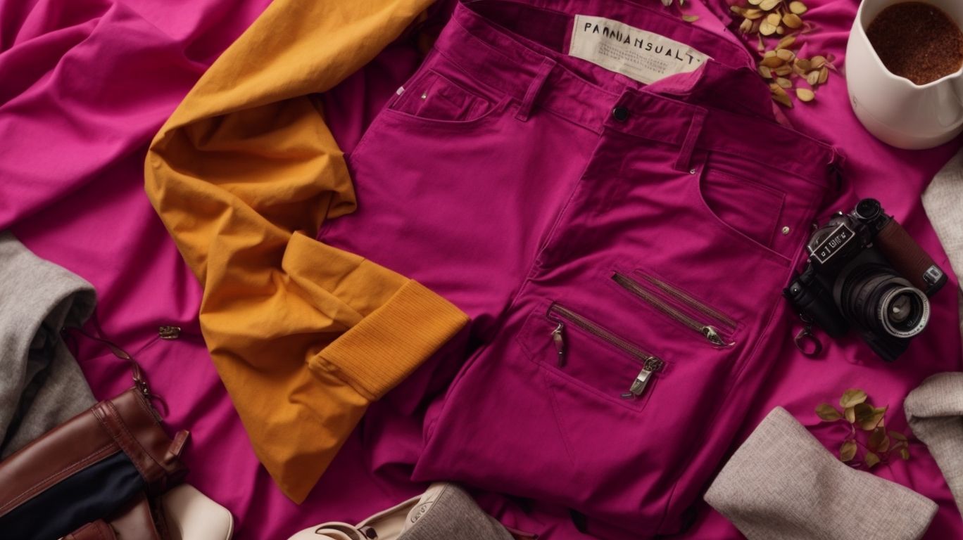What goes with Magenta color pant?