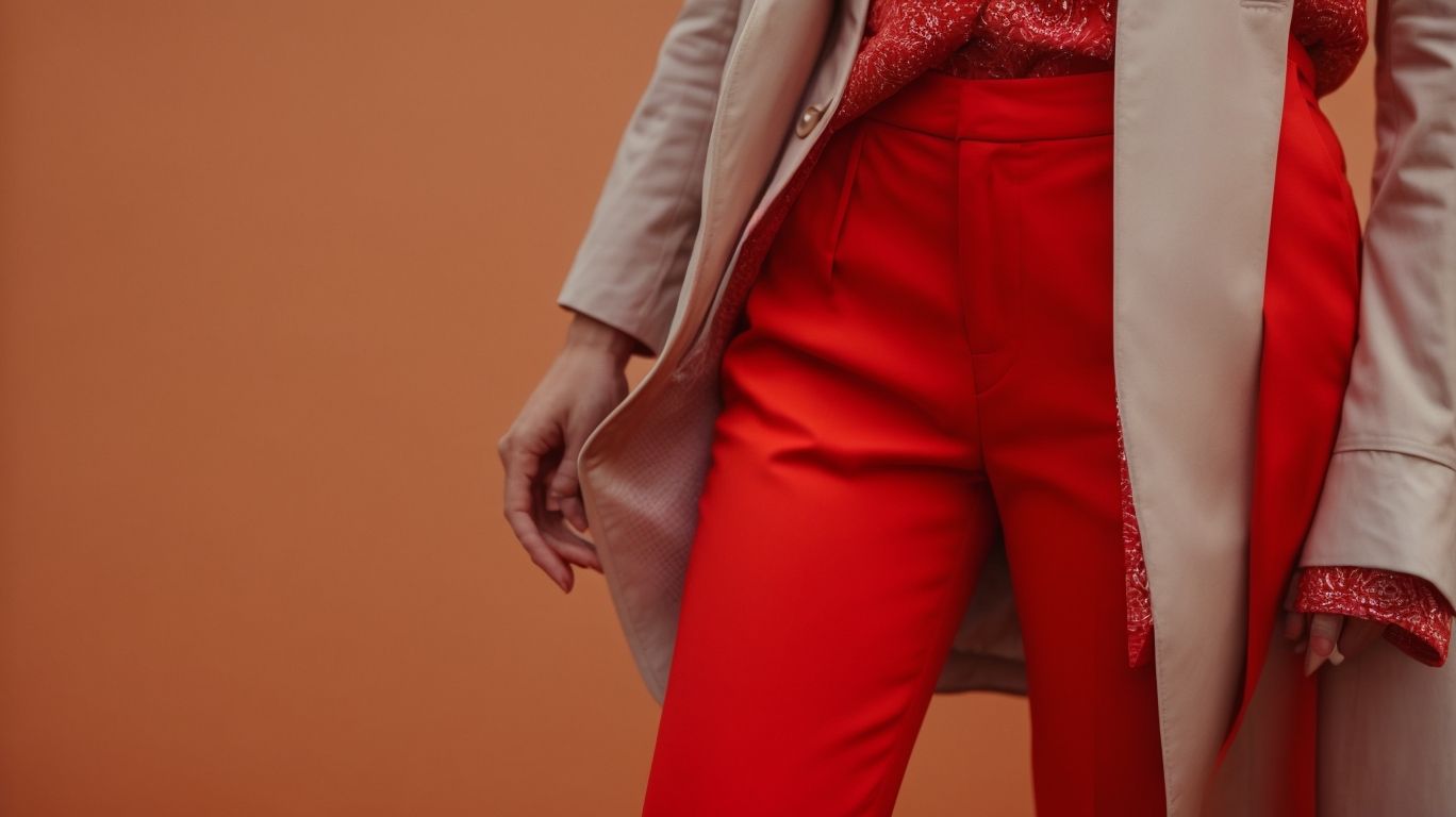 What goes with Maximum red color pant?