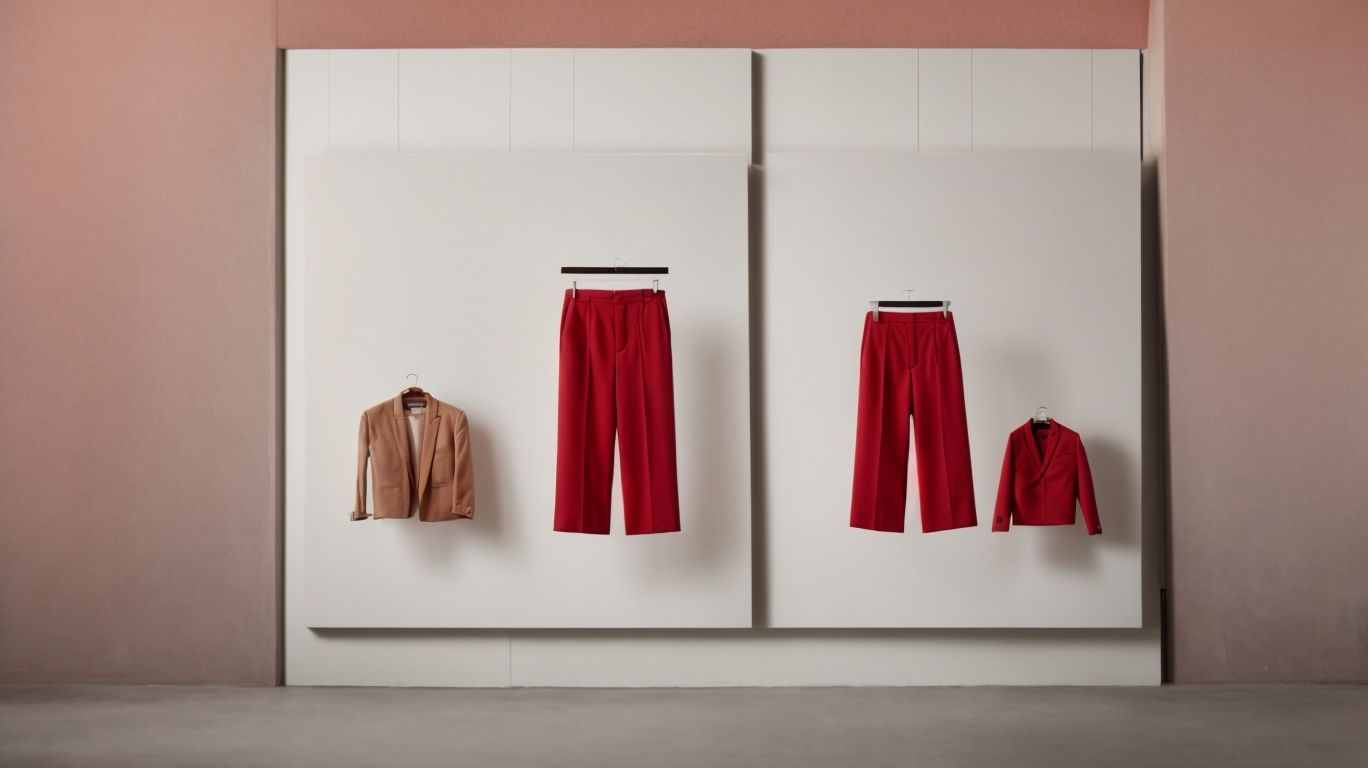 What goes with Middle red color pant?