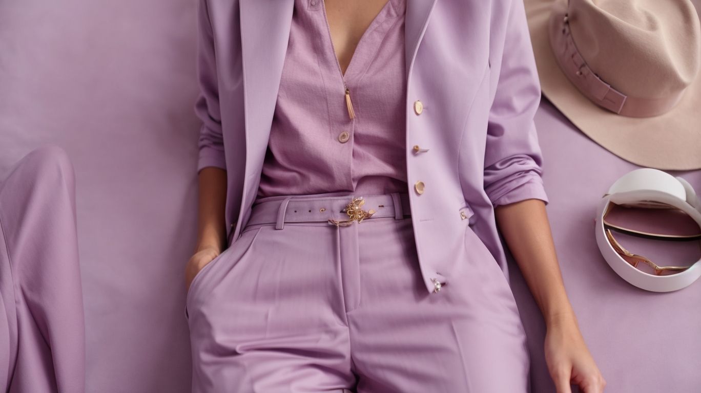 What goes with Old lavender color pant?