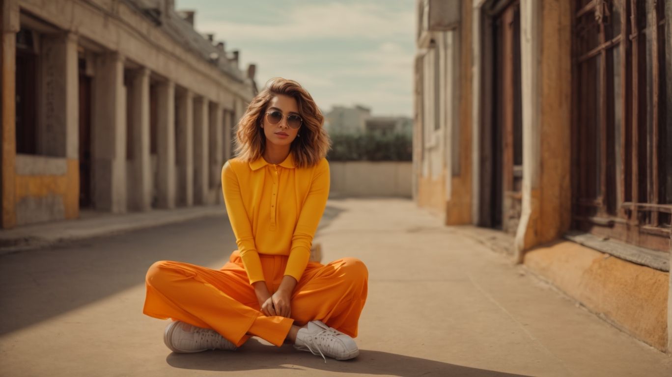 What goes with Orange-yellow (Crayola) color pant?
