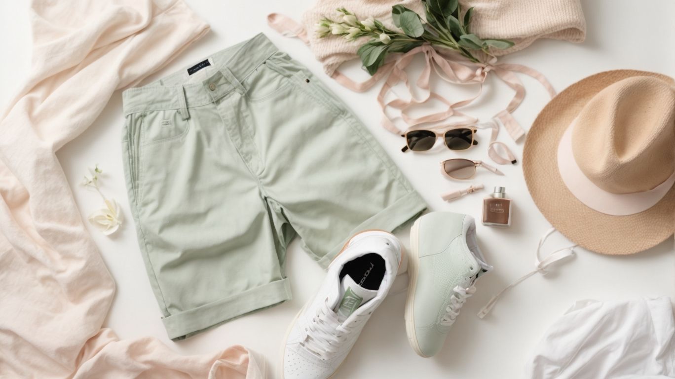 What goes with Pale spring bud color pant?