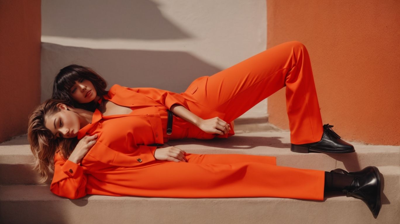 What goes with Red-orange (Crayola) color pant?