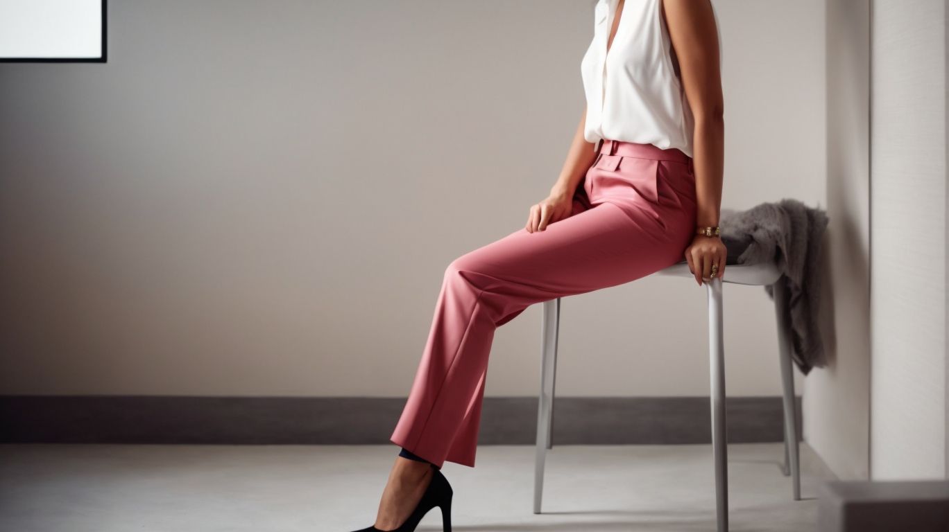 What goes with Rose madder color pant?