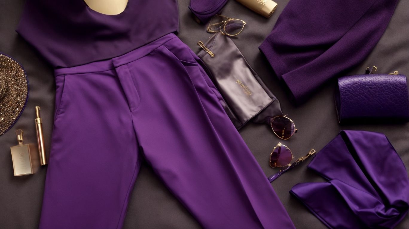 What goes with Royal purple color pant?
