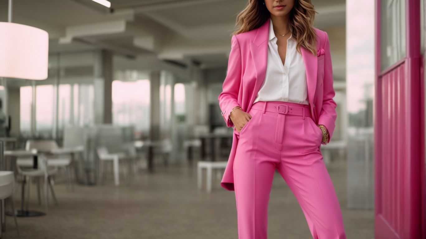 What goes with Super pink color pant?