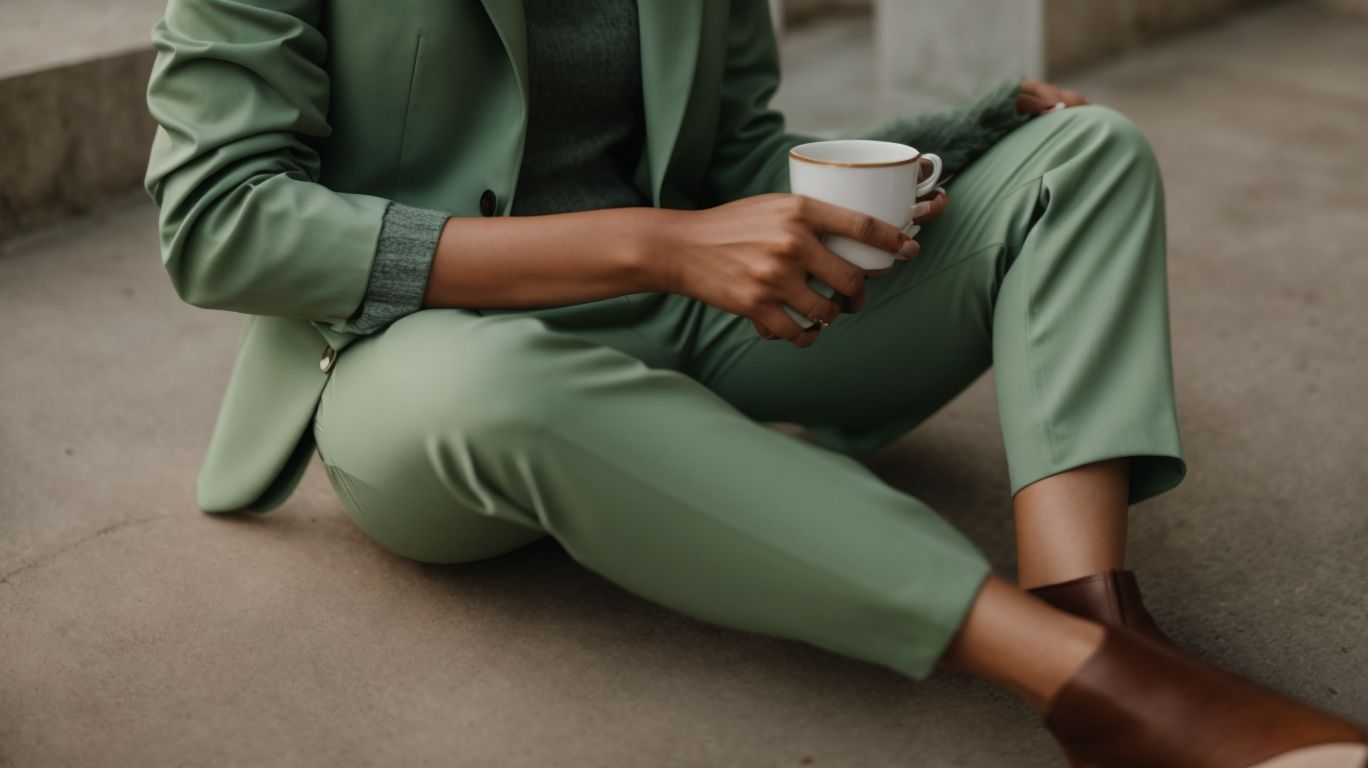 What goes with Tea green color pant?