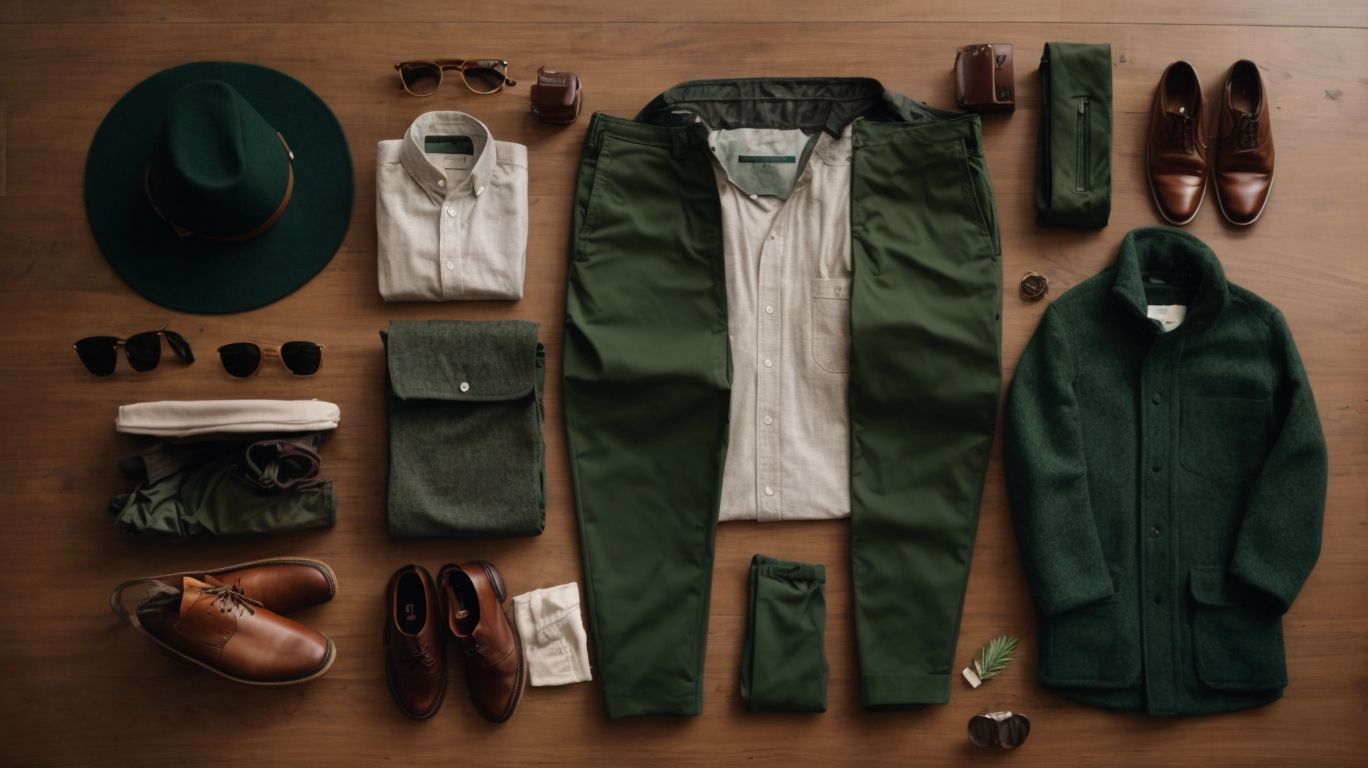 What goes with UP Forest green color pant?
