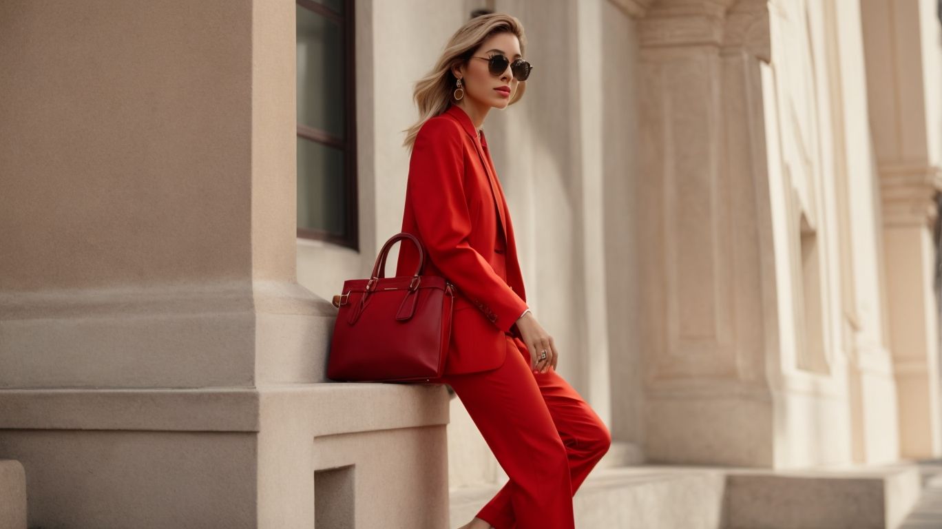 What goes with Upsdell red color pant?