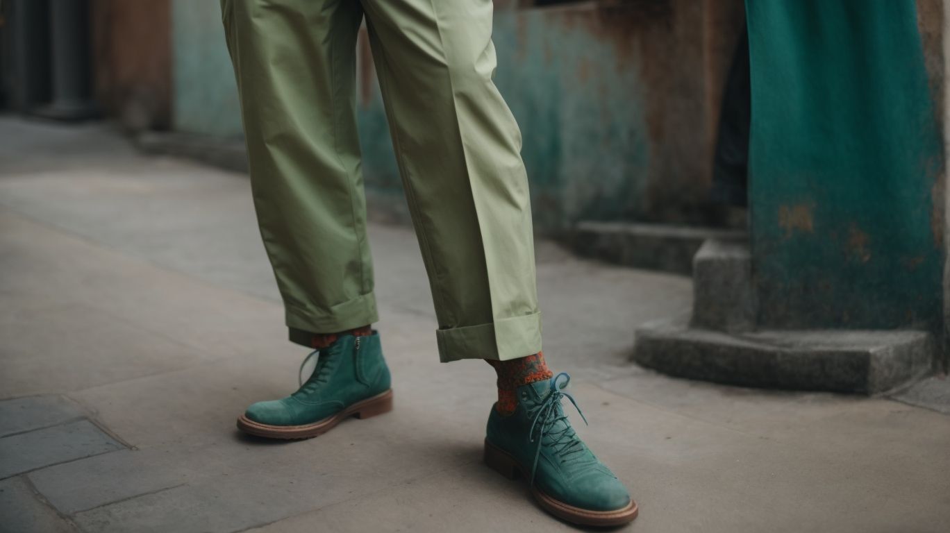 What goes with Verdigris color pant?