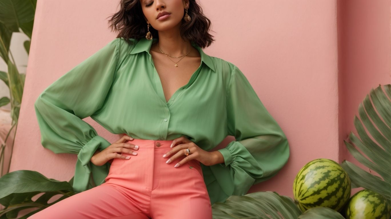 What goes with Wild watermelon color shirt?