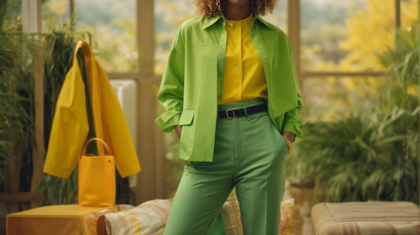 What goes with Yellow-green (Crayola) color shirt?
