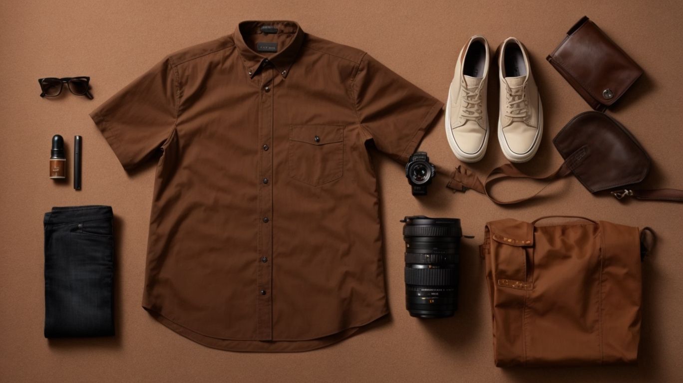 What goes with Zinnwaldite brown color shirt?